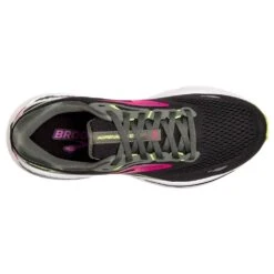 BROOKS Adrenaline GTS 23 Wide D Womens Running Shoes Black/Gunmetal/Sharp Green -Shoe Specialty Shop adrenaline gts 23 wide d womens running shoes black gunmetal sharp green p8176 32358 image