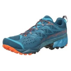 La Sportiva Akyra Mens Trail Running Shoes Ocean/Flame 9 La Sportiva Akyra Mens Trail Running Shoes Ocean/Flame -Shoe Specialty Shop akyra mens trail running shoes ocean flame p5885 23124 image