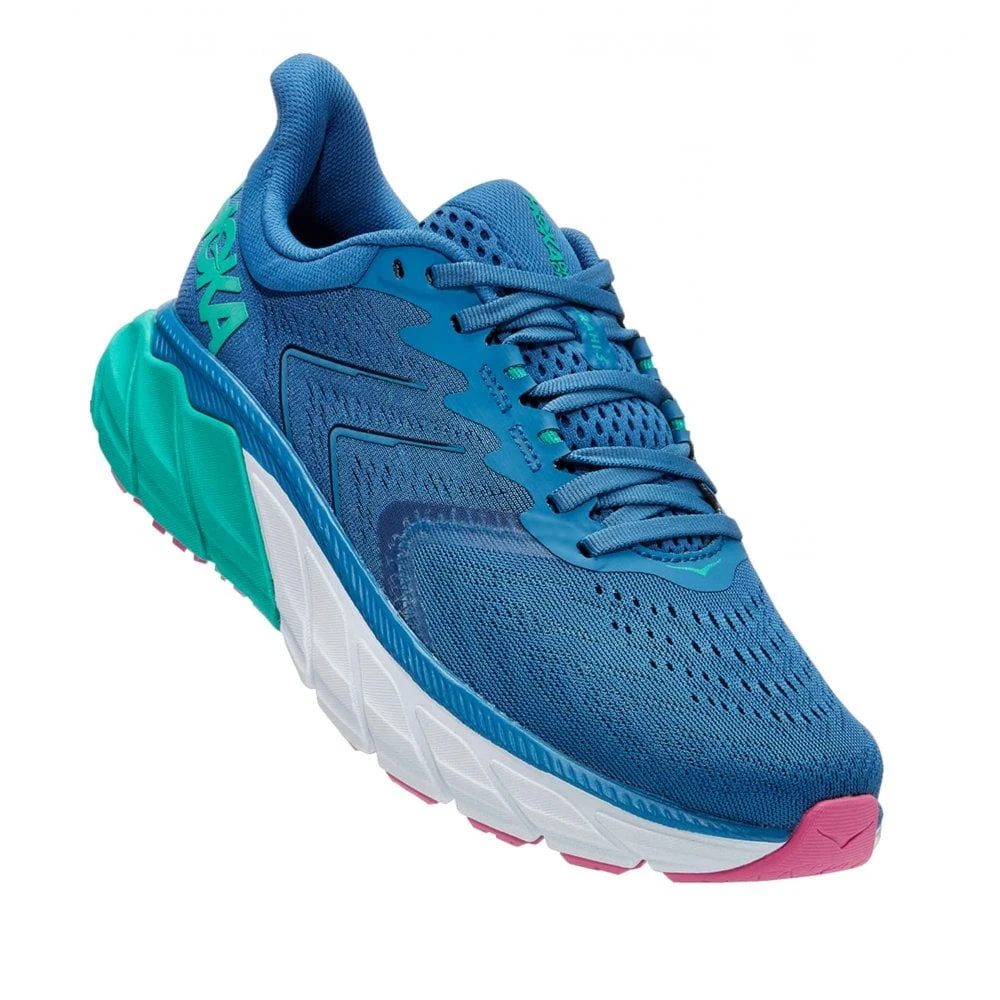 Hoka Arahi 5 Womens Running Shoes Vallarta Blue/Atlantis 4 Hoka Arahi 5 Womens Running Shoes Vallarta Blue/Atlantis - Image 2