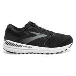 BROOKS Beast 20 Extra Wide 4E Mens Running Shoes Black/Ebony/Grey