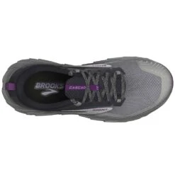 BROOKS Cascadia 17 Womens Trail Running Shoes Oyster/Blackened Pearl/Purple 9 BROOKS Cascadia 17 Womens Trail Running Shoes Oyster/Blackened Pearl/Purple -Shoe Specialty Shop cascadia 17 womens trail running shoes oyster blackened pearl purple p8261 32831 image