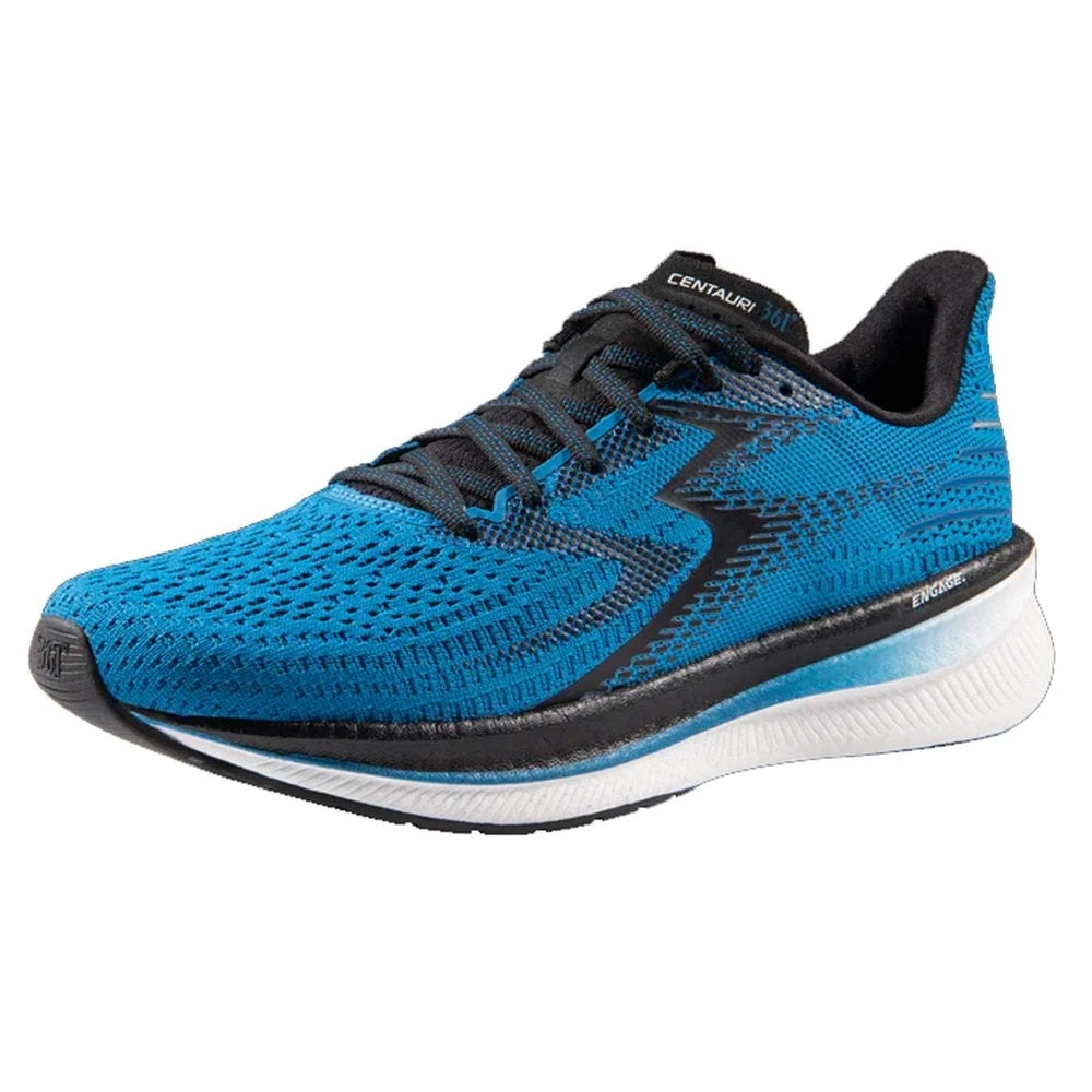Centauri Wide 2E Mens Running Shoes Mykonos Blue/Black 4 Centauri Wide 2E Mens Running Shoes Mykonos Blue/Black - Image 2