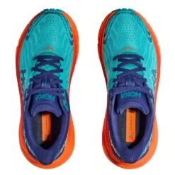 Hoka Challenger 7 Wide 2E Mens Trail Running Shoes Ceramic/Vibrant Orange -Shoe Specialty Shop challenger 7 wide 2e mens trail running shoes ceramic vibrant orange p7769 30694 image