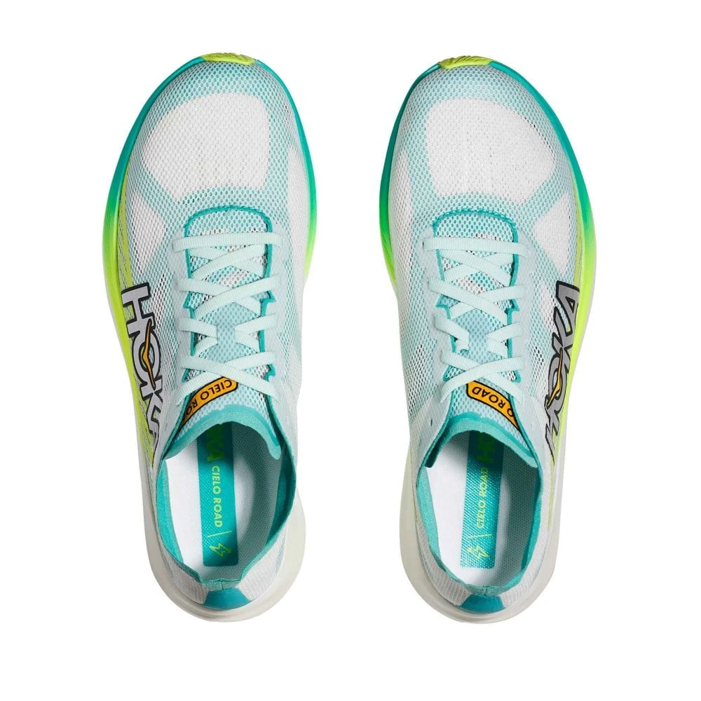 Hoka Cielo Road Running Shoes Unisex White/Ceramic 4 Hoka Cielo Road Running Shoes Unisex White/Ceramic - Image 2