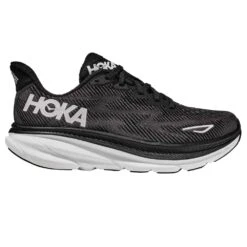 Hoka Clifton 9 Mens Running Shoes Black/White