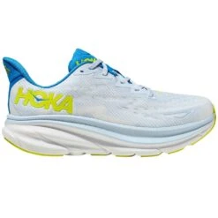 Hoka Clifton 9 Wide 2E Mens Running Shoes Ice Water/Evening Primrose
