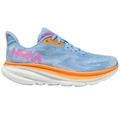 Hoka Clifton 9 Wide D Womens Running Shoes Airy Blue/Ice Water