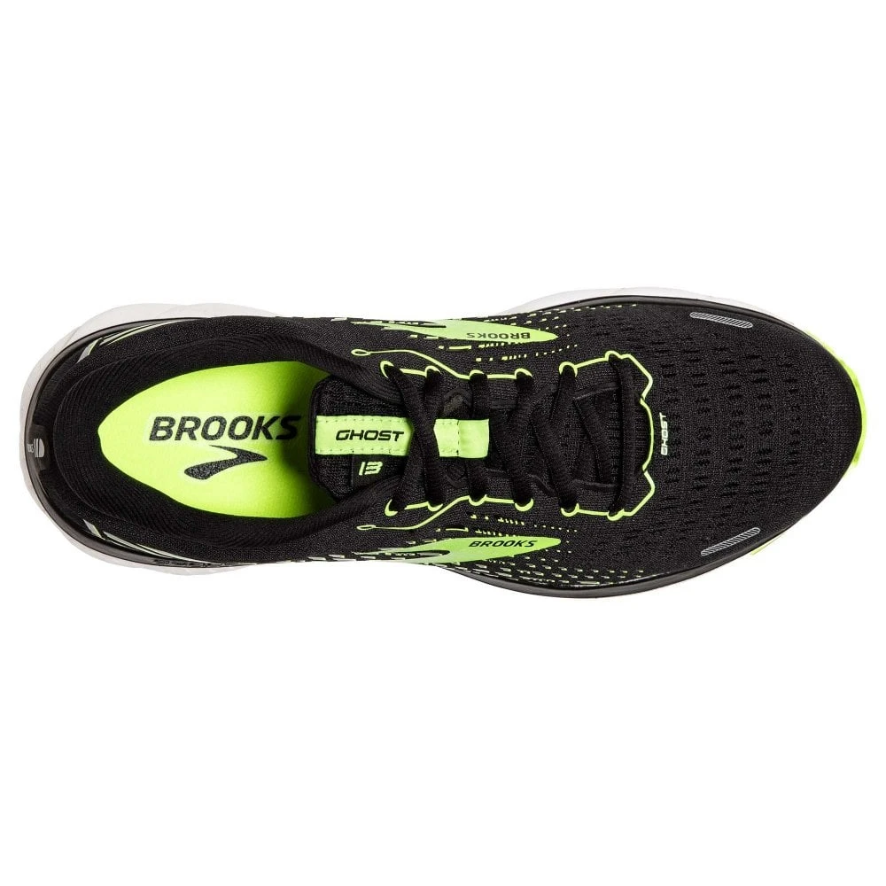 BROOKS Ghost 13 Mens Running Shoes Black/Nightlife/White 4 BROOKS Ghost 13 Mens Running Shoes Black/Nightlife/White - Image 2