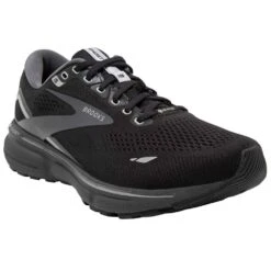 BROOKS Ghost 15 GTX Womens Waterproof Running Shoes Black/Blackened Pearl/Alloy