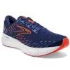 BROOKS Glycerin 20 Wide 2E Mens Running Shoes Blue Depths/Palace Blue/Orange -Shoe Specialty Shop glycerin 20 wide 2e mens road running shoes blue depths palace blue orange p7396 32313 image