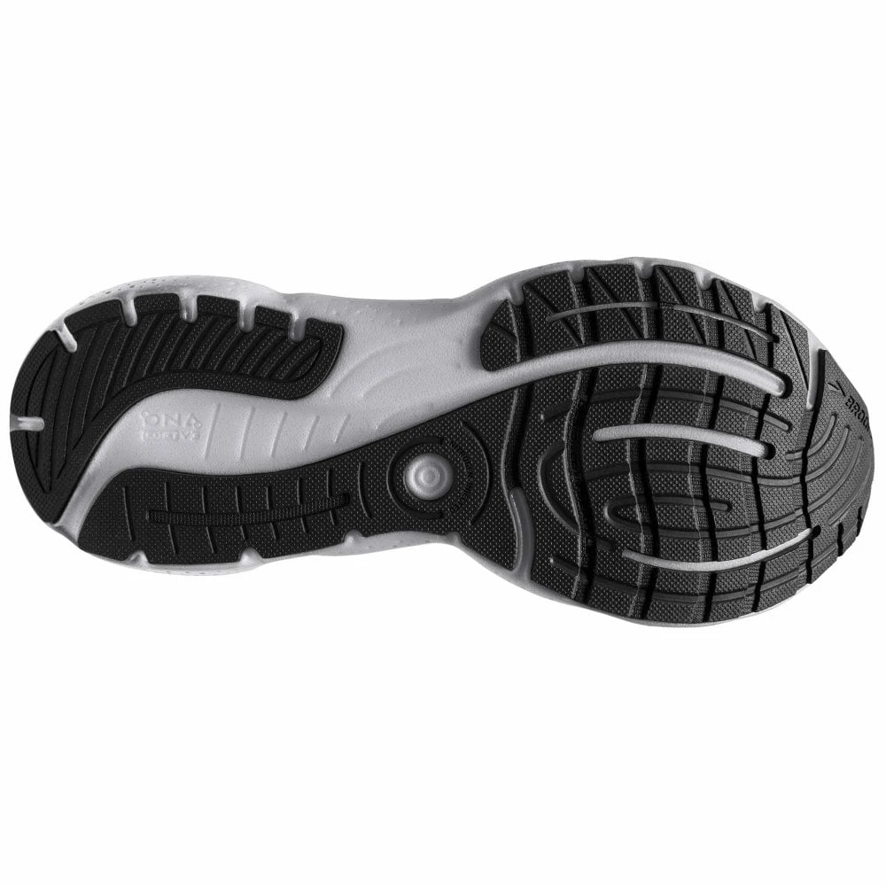 BROOKS Glycerin 20 Wide Womens Running Shoes Black/White/Alloy 5 BROOKS Glycerin 20 Wide Womens Running Shoes Black/White/Alloy - Image 3