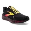 BROOKS Launch GTS 9 Mens Running Shoes Black/Pink/Yellow
