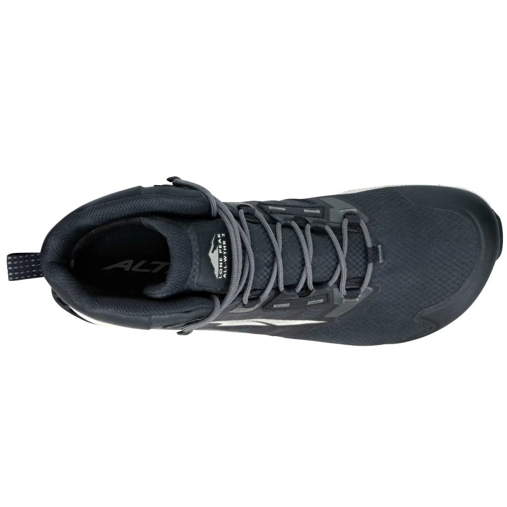 Altra Lone Peak ALL-WTHR Mid 2 Mens Hiking Boots Black 5 Altra Lone Peak ALL-WTHR Mid 2 Mens Hiking Boots Black - Image 3