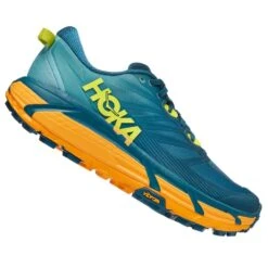 Hoka Mafate Speed 3 Mens Trail Running Shoes Coastal Shade/Radiant Yellow