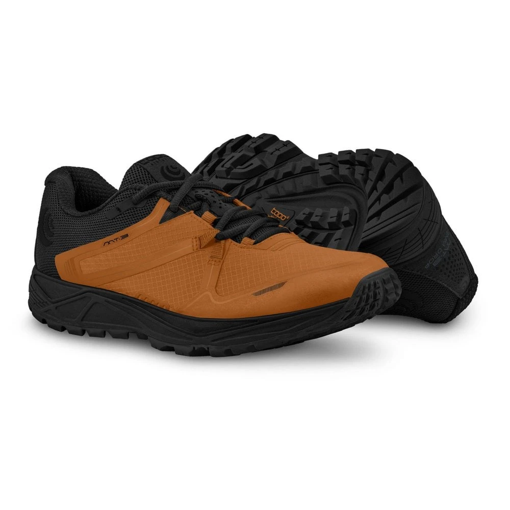 Topo Athletic MT-3 Mens Trail Running Shoes Orange/Black 5 Topo Athletic MT-3 Mens Trail Running Shoes Orange/Black - Image 3