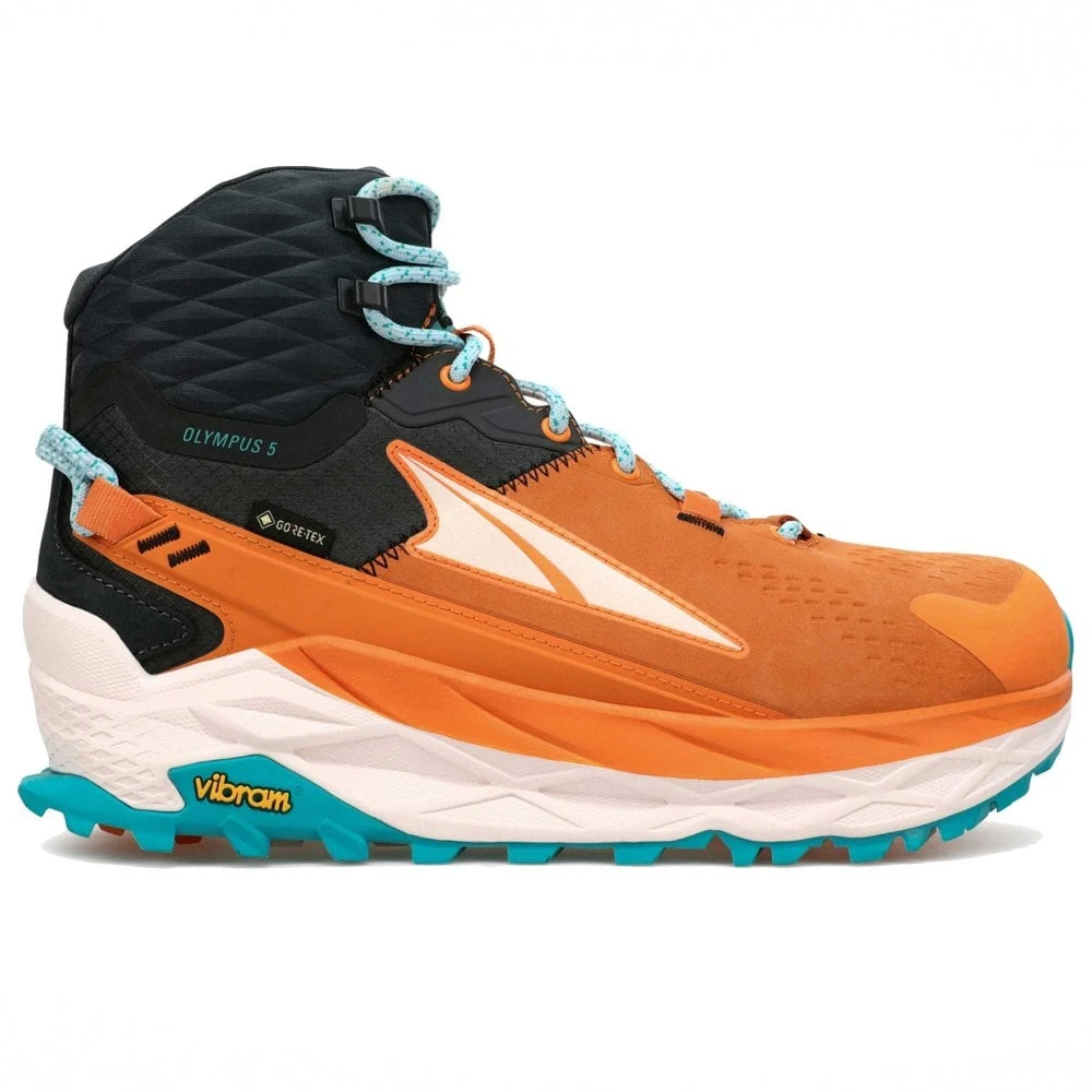 Altra Olympus 5 Hike Mid GTX Womens Waterproof Hiking Boots Gray/Orange 3 Altra Olympus 5 Hike Mid GTX Womens Waterproof Hiking Boots Gray/Orange