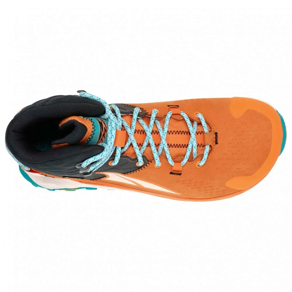 Altra Olympus 5 Hike Mid GTX Womens Waterproof Hiking Boots Gray/Orange 4 Altra Olympus 5 Hike Mid GTX Womens Waterproof Hiking Boots Gray/Orange - Image 2