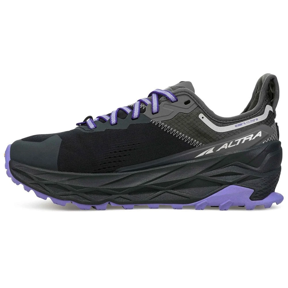 Altra Olympus 5 Womens Trail Running Shoes Black/Grey 6 Altra Olympus 5 Womens Trail Running Shoes Black/Grey - Image 4