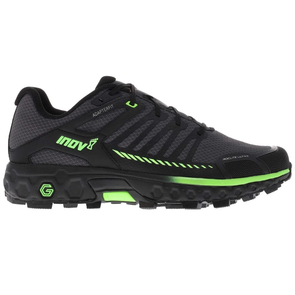 Roclite Ultra G 320 Mens Trail Running Shoes Black/Green 3 Roclite Ultra G 320 Mens Trail Running Shoes Black/Green