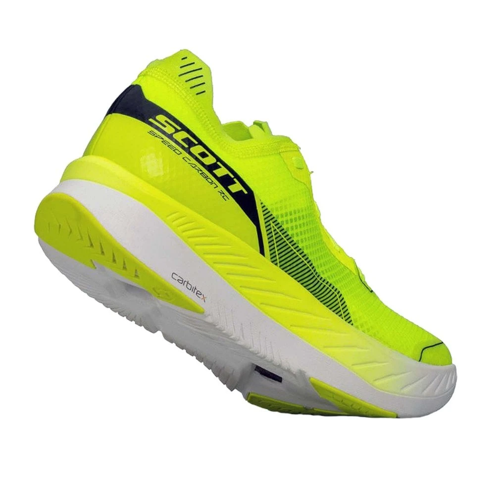 Scott Speed Carbon RC Womens Road Running Shoes Yellow/White 4 Scott Speed Carbon RC Womens Road Running Shoes Yellow/White - Image 2