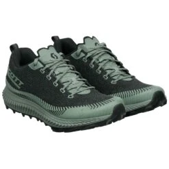 Scott Supertrac Ultra RC Mens Trail Running Shoes Black/Frost Green -Shoe Specialty Shop supertrac ultra rc mens cushioned trail running shoes black frost green p7208 28344 image