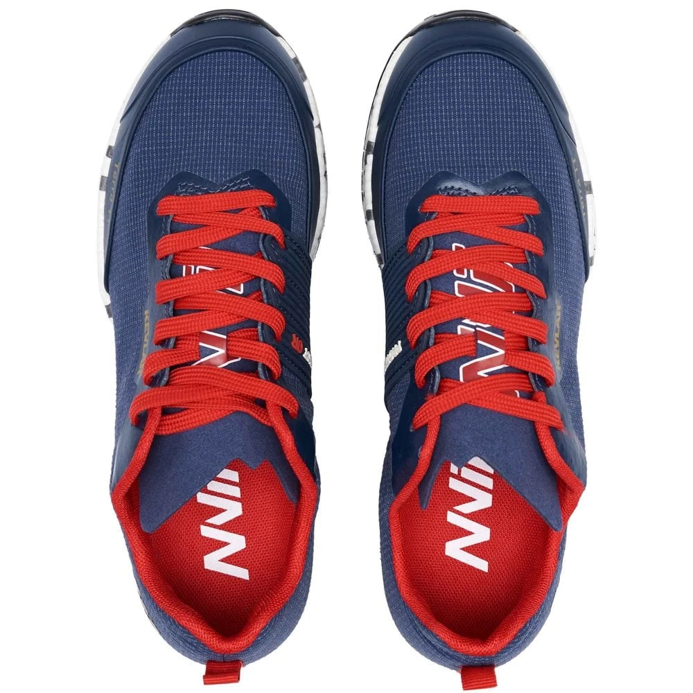 Terra TT Unisex Trail Running Shoe Dark Blue/Red/Gold 5 Terra TT Unisex Trail Running Shoe Dark Blue/Red/Gold - Image 3