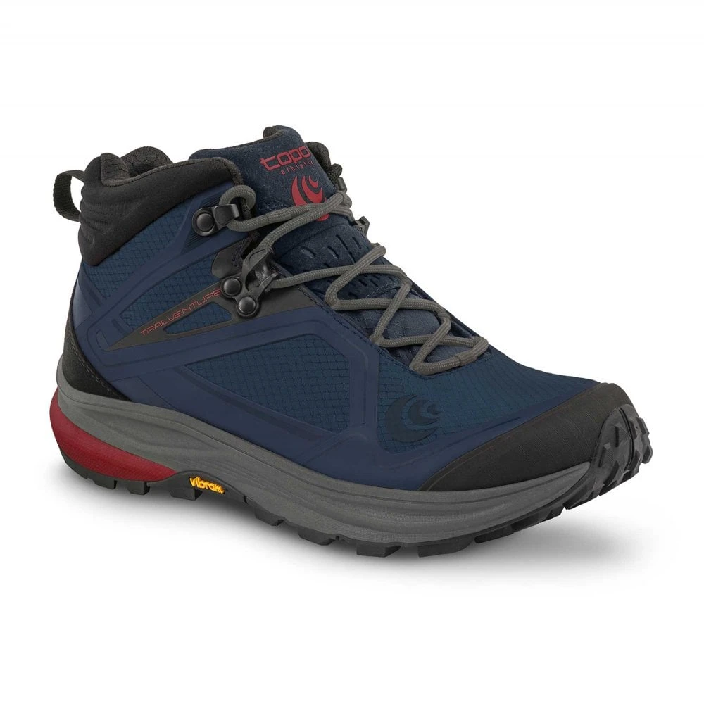 Topo Athletic Trailventure Mens Hiking Boots Navy/Red 3 Topo Athletic Trailventure Mens Hiking Boots Navy/Red