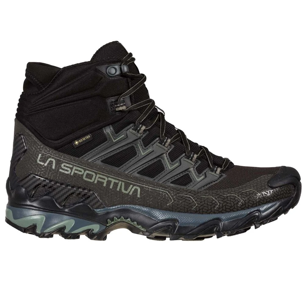 La Sportiva Ultra Raptor II Mid GTX Wide Mens Hiking Boots Black/Clay 3 La Sportiva Ultra Raptor II Mid GTX Wide Mens Hiking Boots Black/Clay