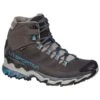 La Sportiva Ultra Raptor II Mid Leather GTX Womens Waterproof Hiking Boots Carbon/Atlantic -Shoe Specialty Shop ultra raptor ii mid leather gtx womens waterproof hiking boots carbon atlantic p7050 27732 image