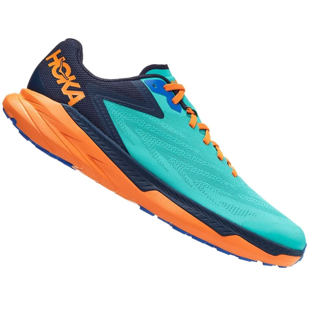 Hoka Zinal Mens Trail Running Shoes Atlantis/Outer Space 3 Hoka Zinal Mens Trail Running Shoes Atlantis/Outer Space